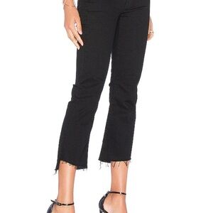 MOTHER Insider Crop Step Fray